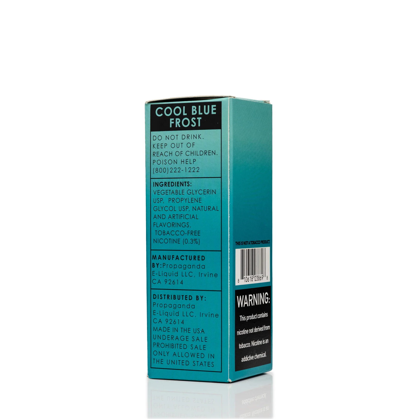 The HYPE by Propaganda E-Liquid - Cool Blue Frost - 100ml