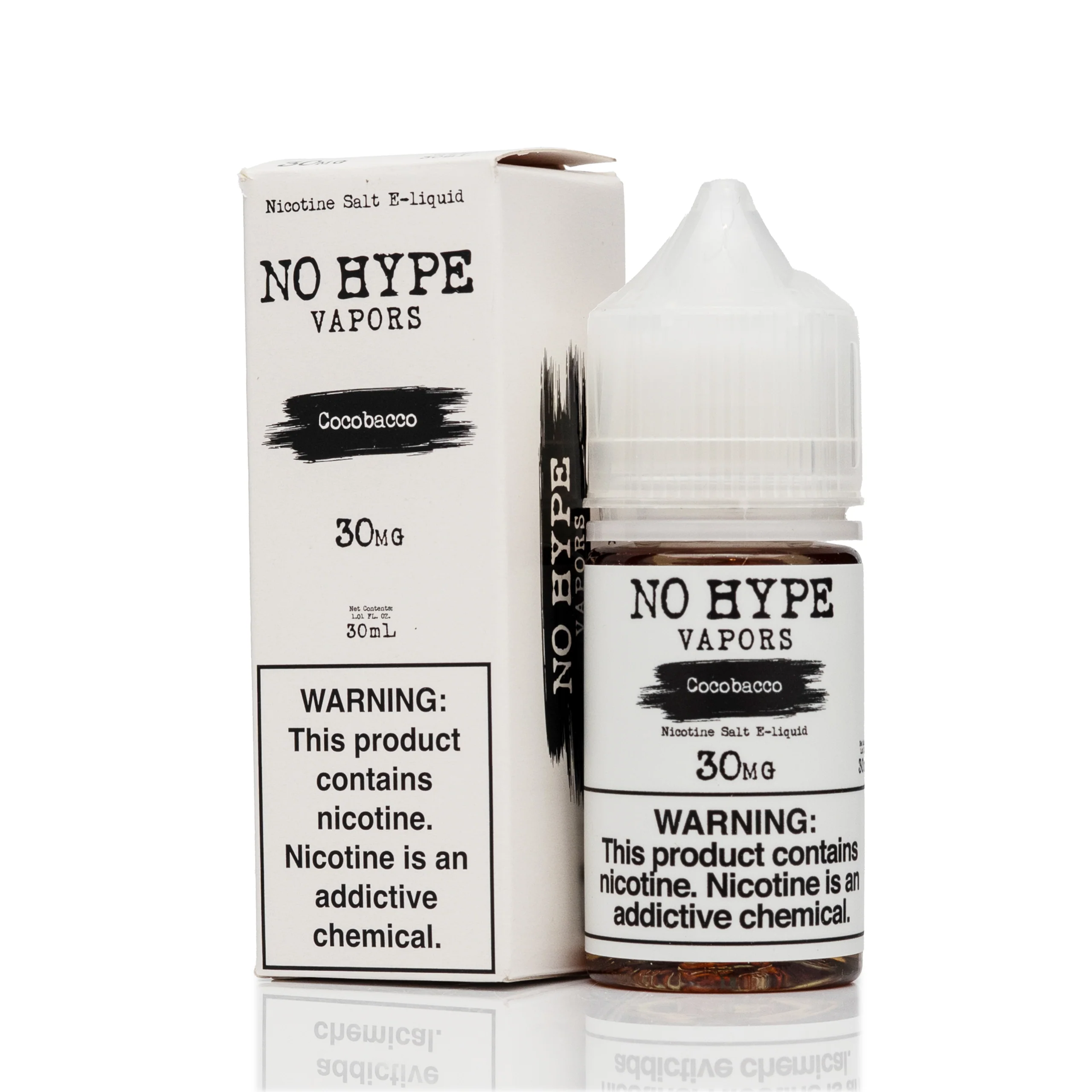 No Hype Vapors Salt Nic E-Liquid - Cocobacco - 30mL