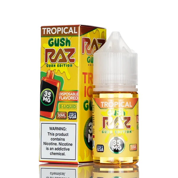 Pod Juice X RAZ Salt Nic - Tropical Gush - 30mL