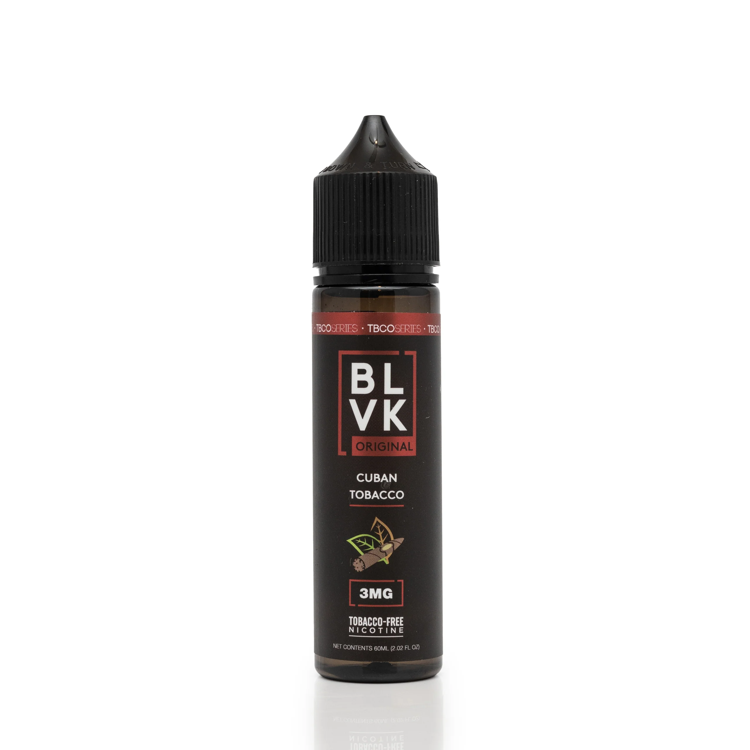 BLVK E-Liquid - Cuban Tobacco - 60ml