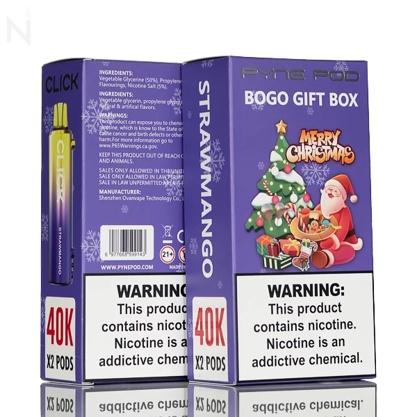 Pyne Pod Click 40K Disposable Pod Holiday Edition - 5% - 2 Pack