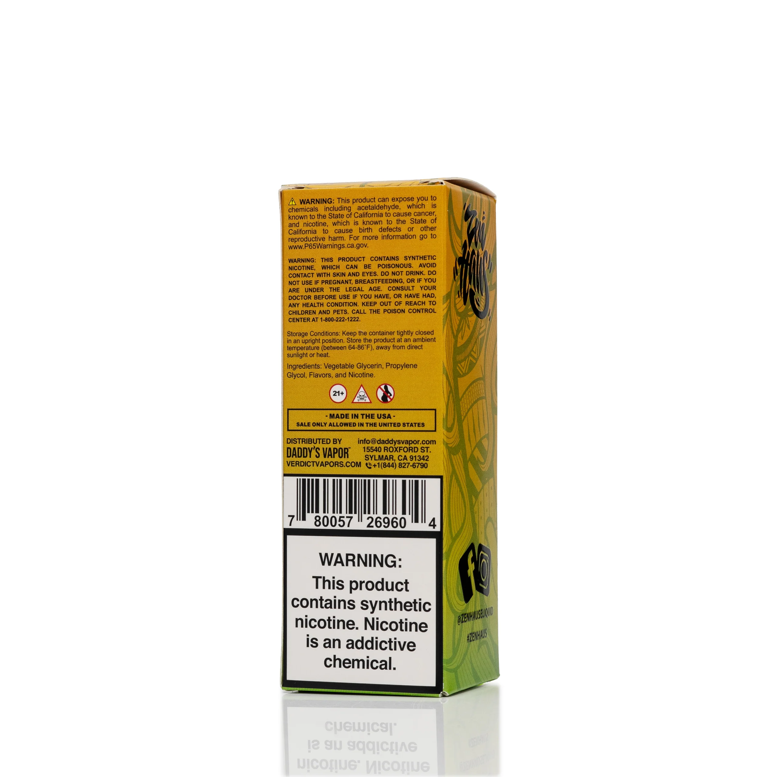Zen Haus E-Liquid - Ohmmm - 100mL