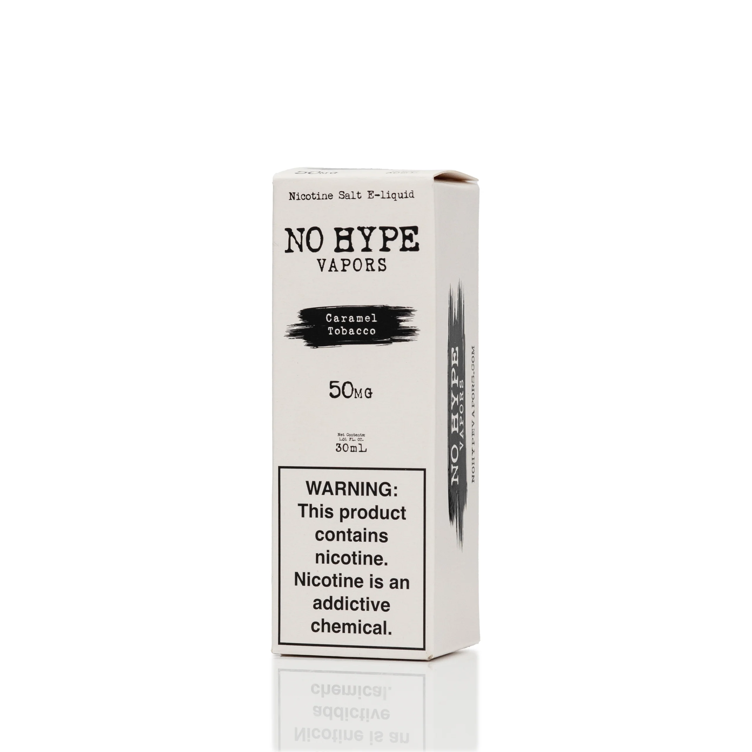 No Hype Vapors Salt Nic E-Liquid - Caramel Tobacco - 30mL