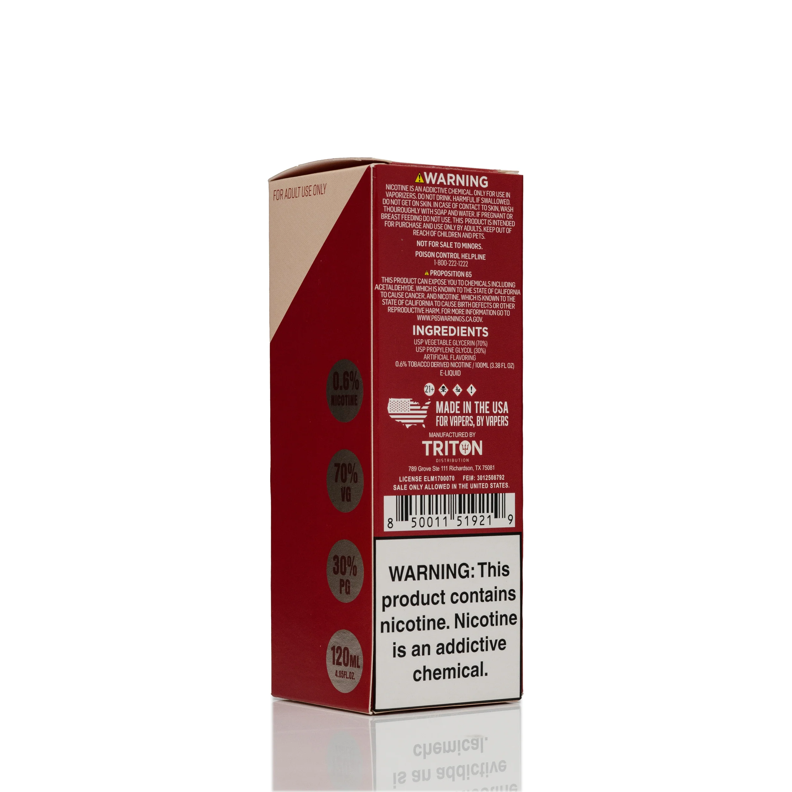 Jimmy the Juice Man - Raspberry French - 120ml