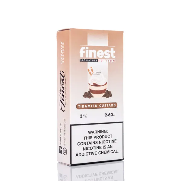 The Finest E-Liquid - Signature Edition - Tiramisu Custard - 120ml (DISCONTINUED)