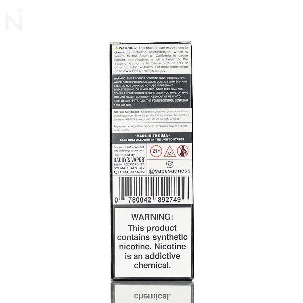 Sadboy E-Liquid - Punch Berry - 100ml