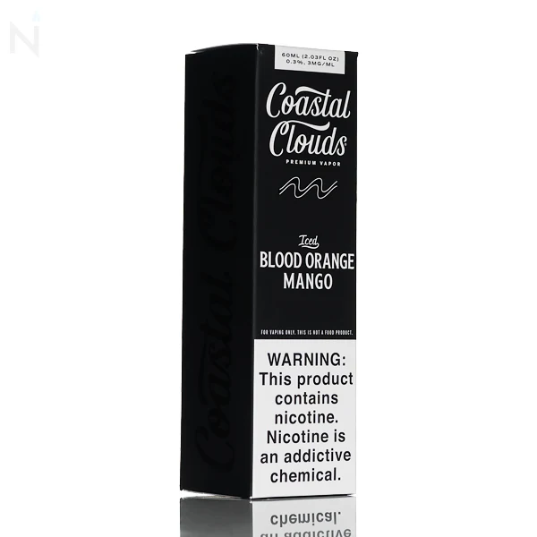 Coastal Clouds E-Liquid - Blood Orange Snow Cone Iced (Iced Blood Orange Mango) - 60mL