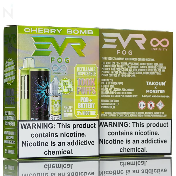 EVRFOG 100K Refillable Disposable Kit