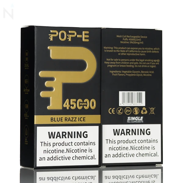 Pop-E 45000 Puffs Disposable Vape