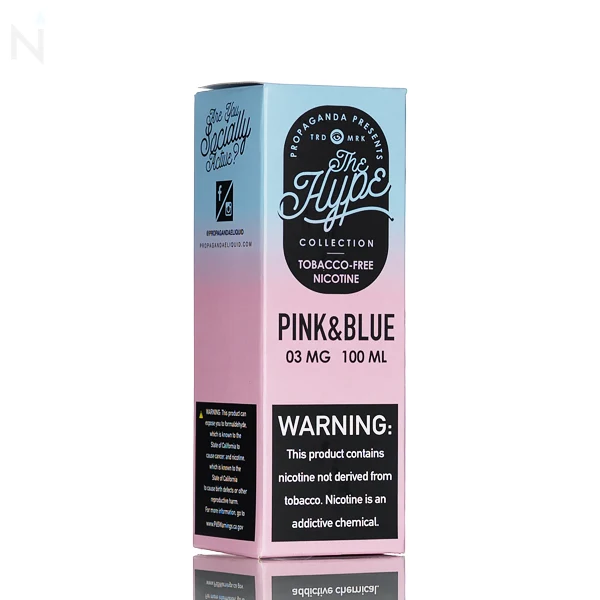 The HYPE by Propaganda E-Liquid - Pink & Blue - 100ml