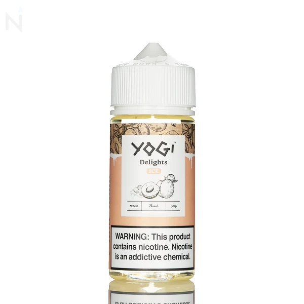Yogi Delights E-Liquid - Peach Ice - 100mL