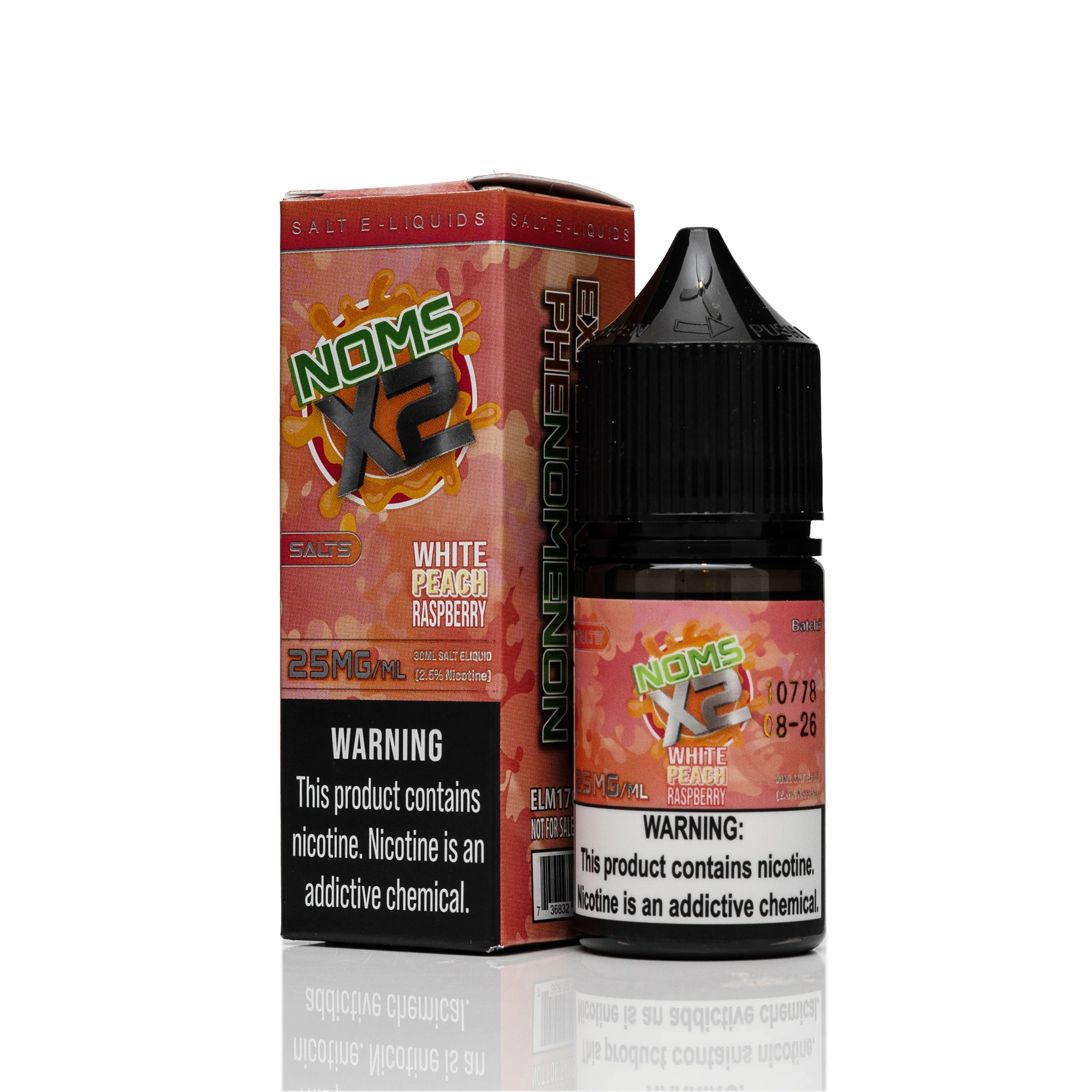 Noms X2 Salt - White Peach Raspberry - 30ml
