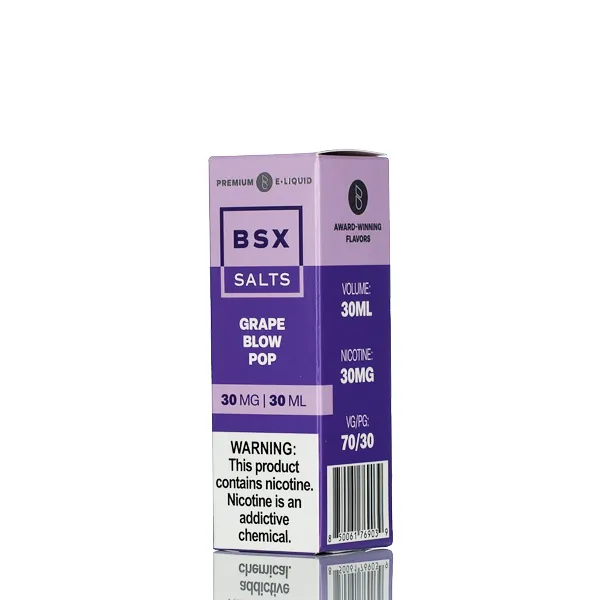 BSX Vapor Salt Nic  - Grape Blow Pop - 30ml