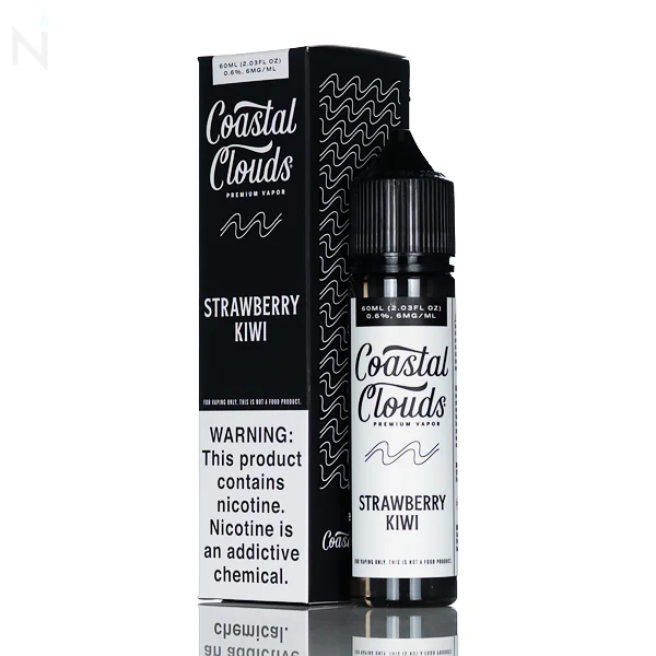 Coastal Clouds E-Liquid - Strawberry Kiwi - 60mL