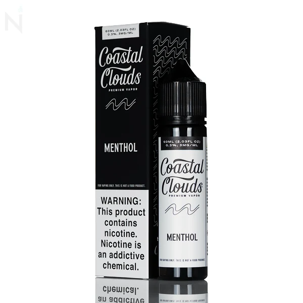 Coastal Clouds E-Liquid - Menthol - 60mL