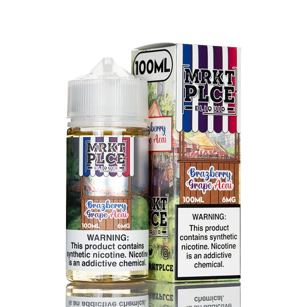 MRKT PLCE E-Liquid - Brazberry Grape Acai - 100mL