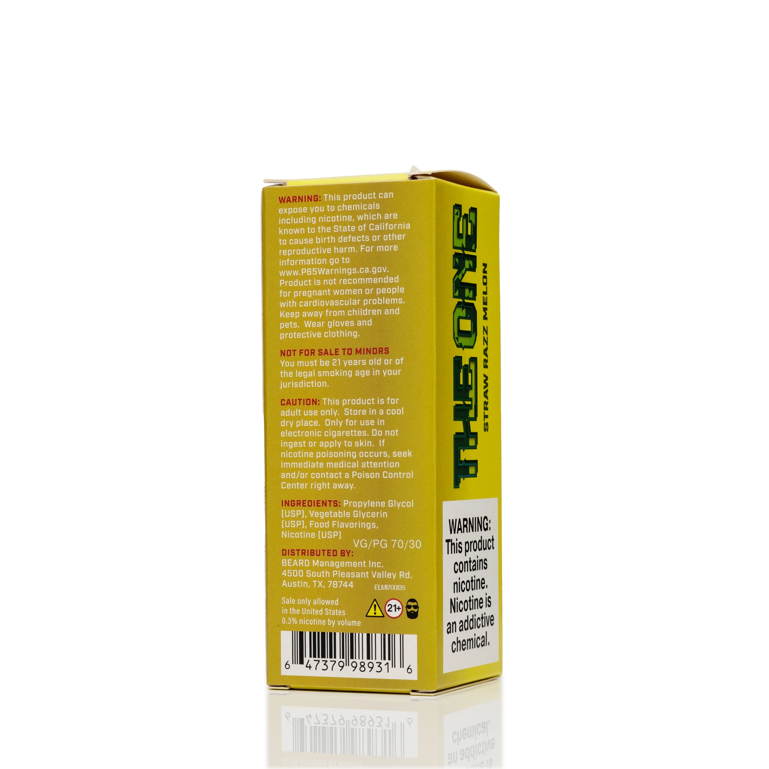 The One E-Juice - Straw Razz Melon - 100ml