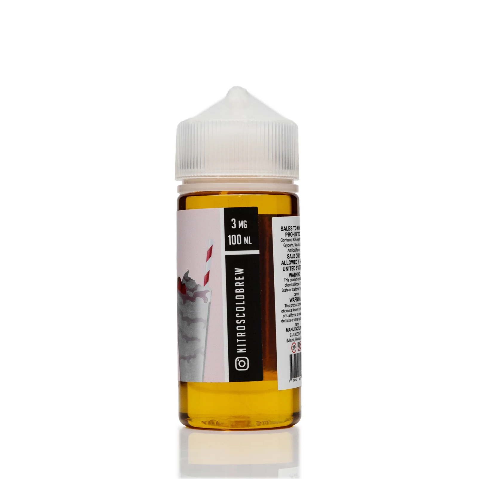 Nitro's Cold Brew - Strawberi & Cream - 100ml
