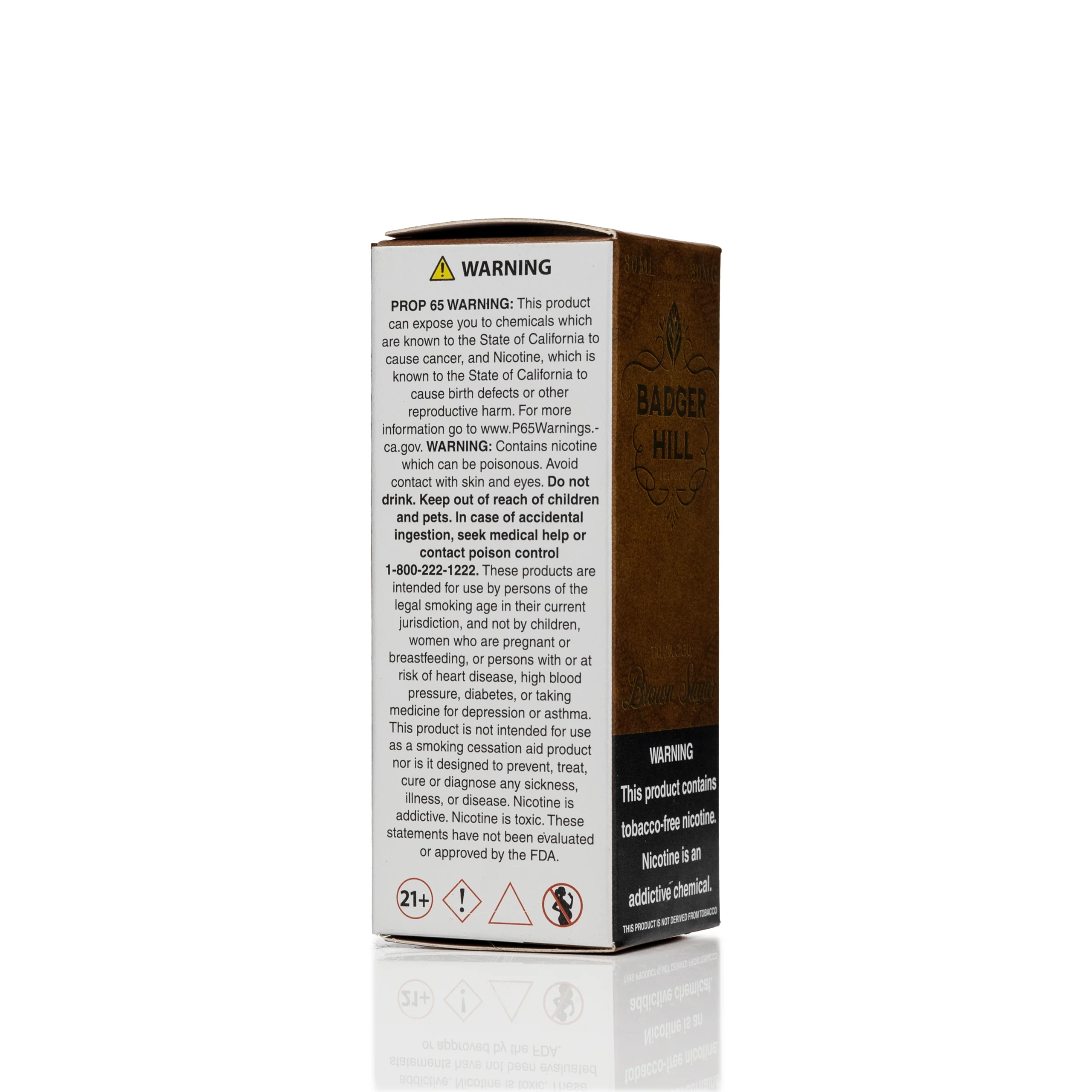 Badger Hill Salts E-Liquid - Brown Sugar - 30mL
