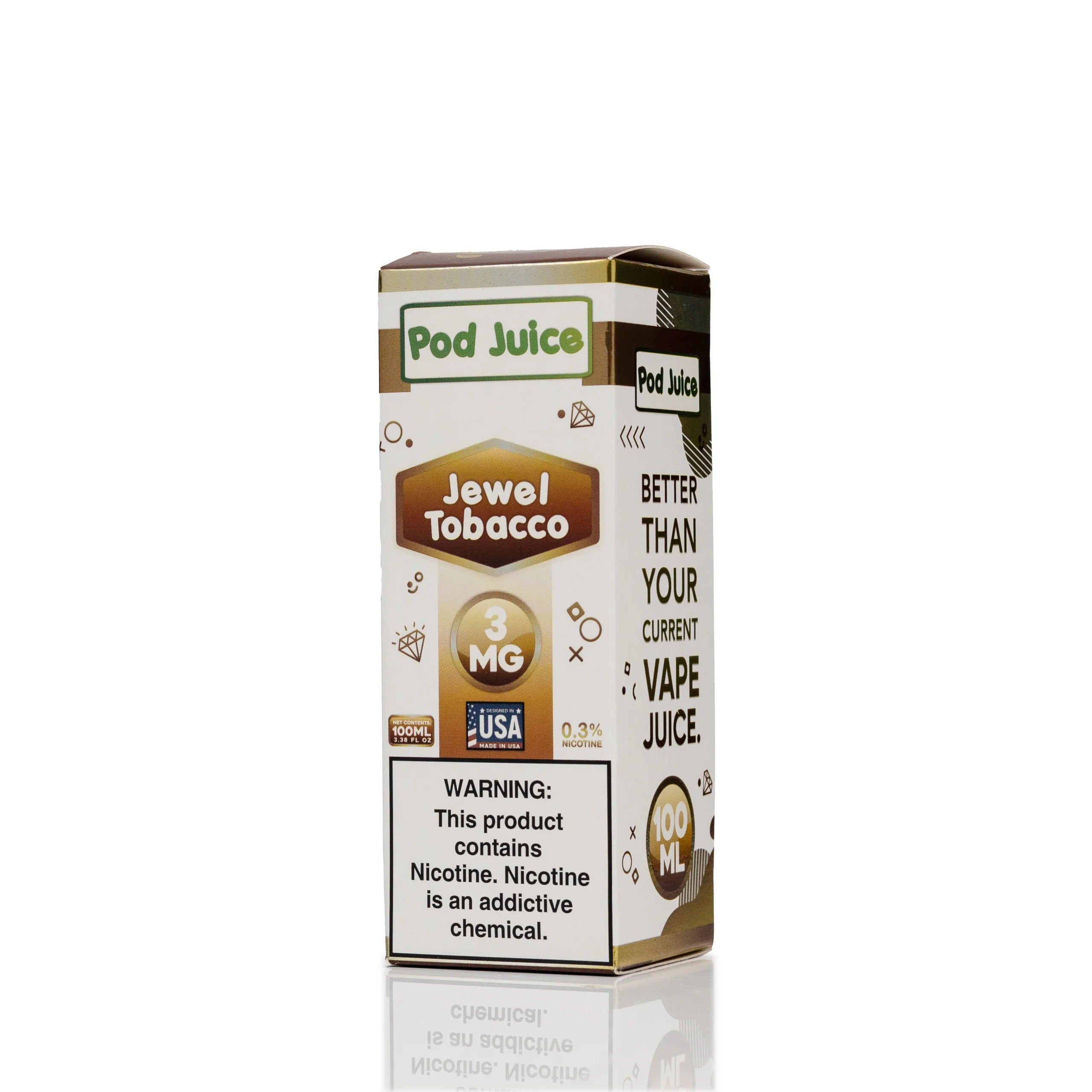 Pod Juice - Jewel Tobacco - 100ml