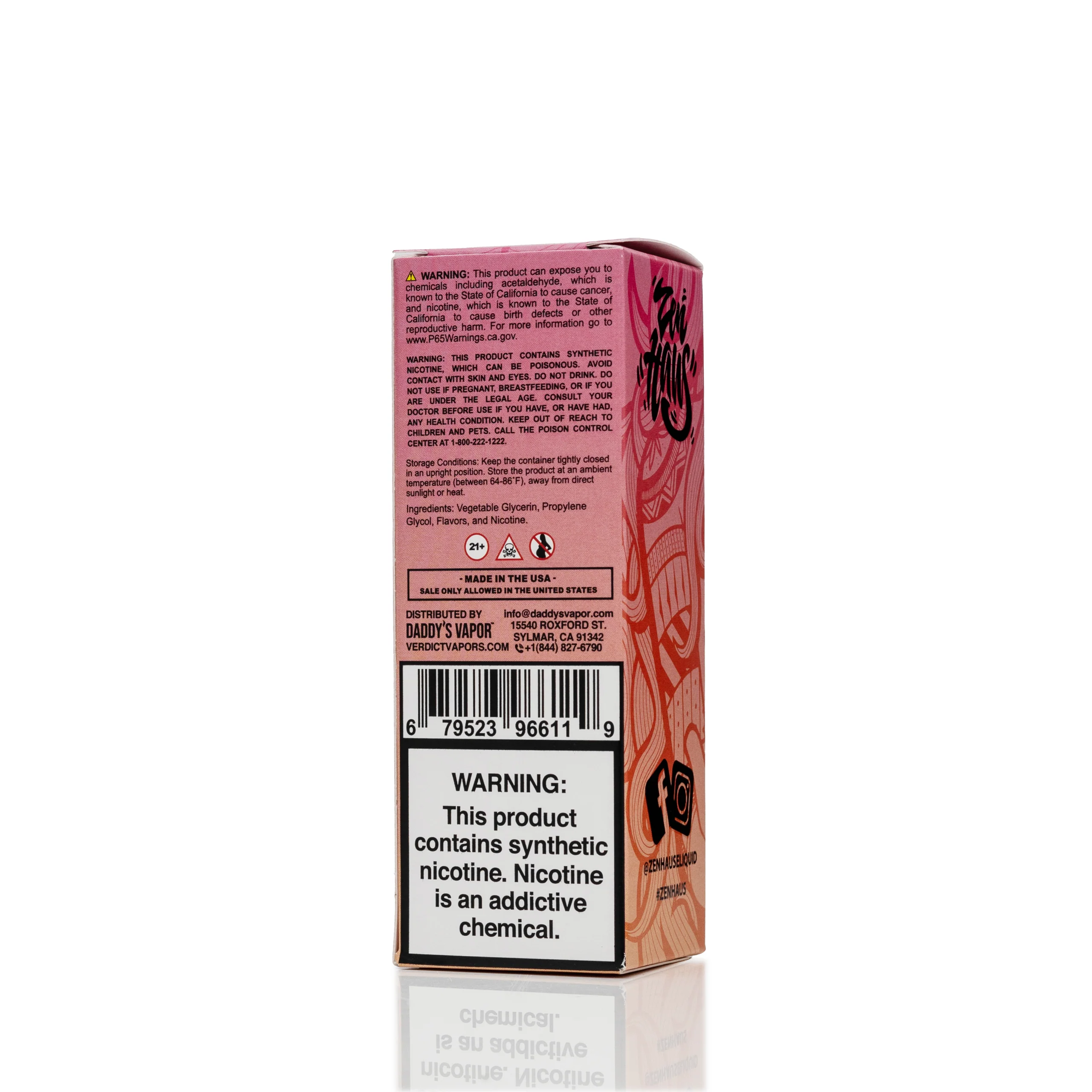 Zen Haus E-Liquid - Meditation - 100mL