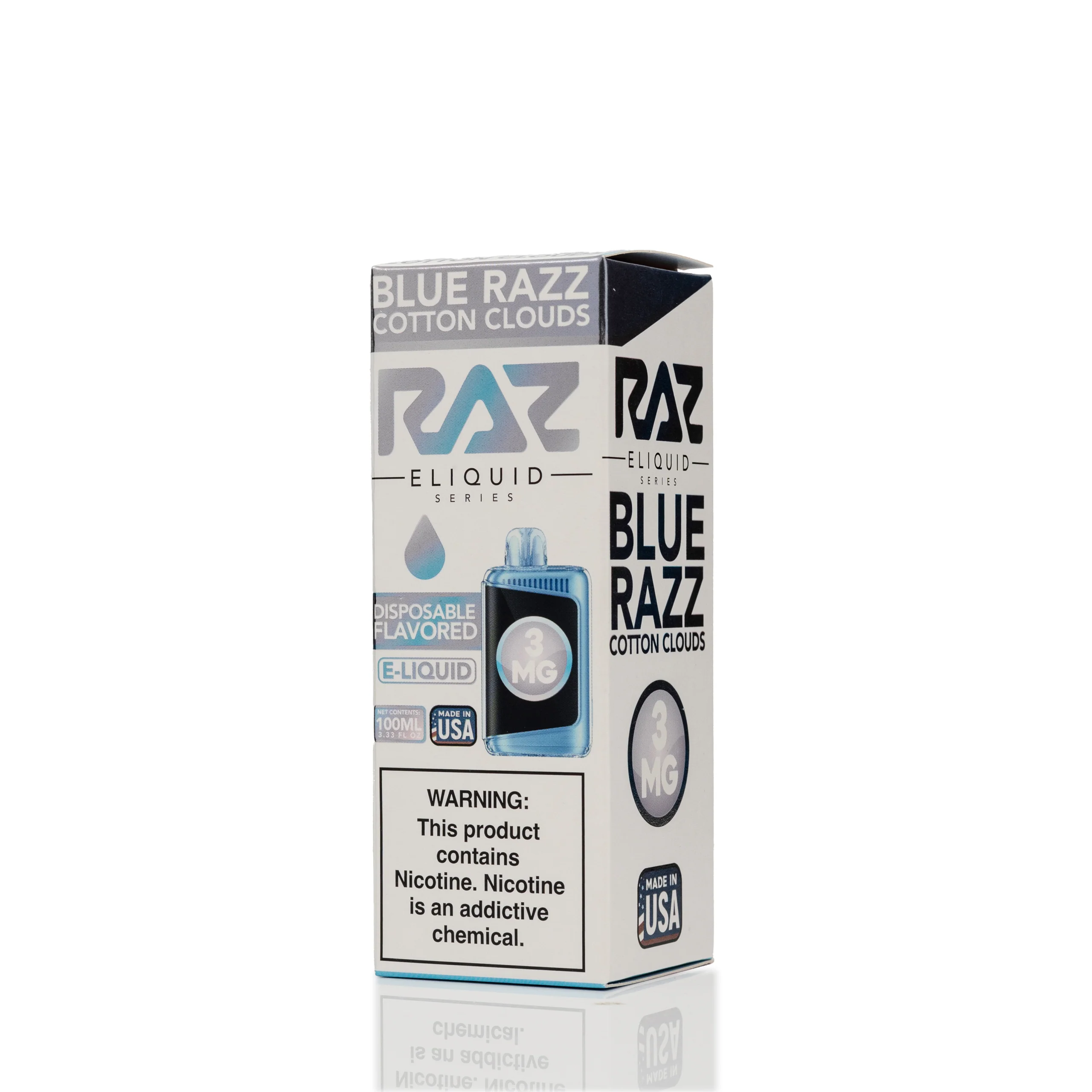 RAZ - Blue Razz Cotton Clouds - 100ml