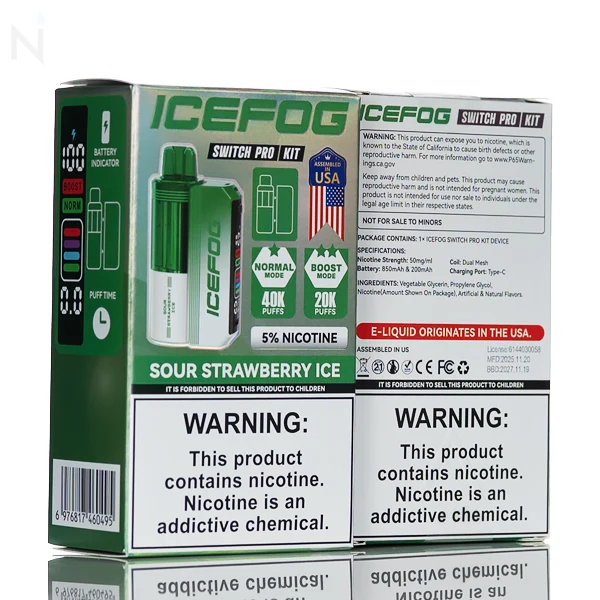 IceFog 40K Switch Pro Disposable Vape Full Kit