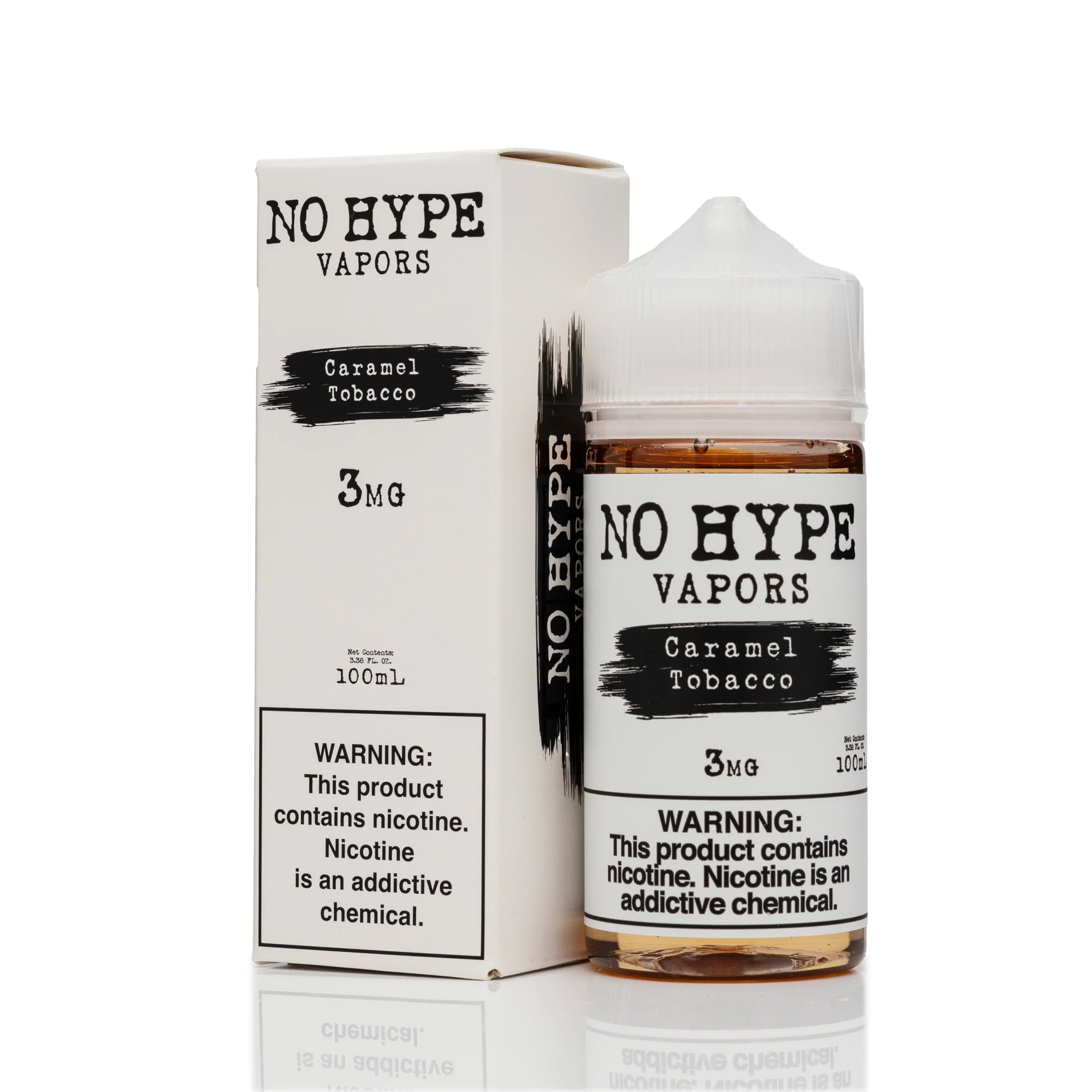 No Hype Vapors 电子烟油 - Caramel Tobacco - 100mL
