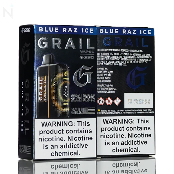 Grail Vapes G550 50K Disposable Vape